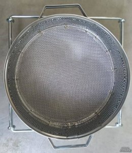 Цедка_двойна_инокс_16_см